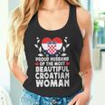 Proud Husband Of Beautiful Croatian Wife Croatia Flag Tank Top