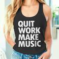 Quit Work Make Music 半袖 タンクトップ