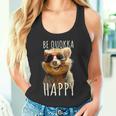 Be Quokka Happy クオッカ・ビー・クオッカ・ハッピー＆クオッカとスマイル タンクトップ