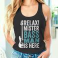 Relax Mister Bass Man Is Here ベースギター 楽器 ベーシスト タンクトップ