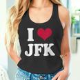 Retrointage I Heart Jfk John F Kennedy タンクトップ