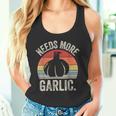 Vintage Retro Needs More ガーリック ガーリック ニンニク科医 クックシェフ タンクトップ