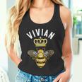 Vivian 名前ivian 誕生日 ギフト 女王 王冠 蜂 ヴィヴィアン タンクトップ