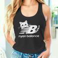 「Nyan Balance」ニャンバランス グラフィック かわいい ねこ タンクトップ