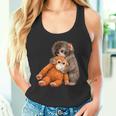 かわいいモンキーパンチ 日本の赤ちゃん猿 タンクトップ