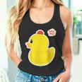 アヒル隊長ビッグプリント（横向き） タンクトップ
