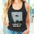 エイリアンufoアパレル「I Want To Believe」 タンクトップ