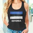 エストニア国旗tシャツ タンクトップ