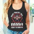 ケージファイティングで生き残るための総合格闘技mmaファイト 長袖tシャツ タンクトップ