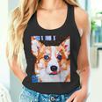 コーギー・ポートレート キュビズム・アート タンクトップ