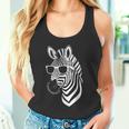 サングラス付きゼブラ おもしろゼブラ タンクトップ