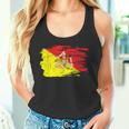 シチリア国旗 シチリア州パレルモ イタリア タンクトップ
