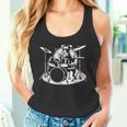 シュナウザー ドラムを弾く ドラマー 犬好き タンクトップ
