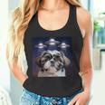 シーズー 犬 シウツー 犬 エイリアン Ufohitzhu おもしろい シーズー 長袖tシャツ タンクトップ