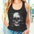 スカルアートグラフィックテキストモチーフドクロ タンクトップ