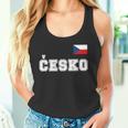 チェコ共和国 胸に Cesko 旗国旗 長袖tシャツ タンクトップ