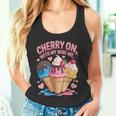 チェリー・オン・ウィズ・マイ・ミニ・ミー・アイスクリーム・ラブ タンクトップ