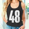 ナンバーフォーティーエイト 48 スポーツチーム制服 誕生日 48 タンクトップ