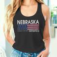 ネブラスカの座標 米国旗 タンクトップ