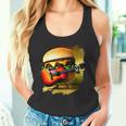ハンバーガー 演奏 ギター ギタリスト ファニー ファーストフード ハンバーガー タンクトップ