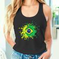 ブラジルの旗が付いたブラジルのバレーボール タンクトップ