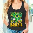 ブラジル国旗衣装のアイデア ブラジル&ブラジルの国旗 タンクトップ