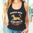 ボルゾイママ、まるで普通のママ専用クーラー-ボルゾイ犬 タンクトップ