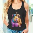 モルモット ユニコーン ギニコーン 面白い ペット モルモット好き 長袖tシャツ タンクトップ