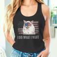 ラグドールキャット I Do What I Want Retro Usa おもしろ猫 タンクトップ