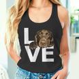 ラブラドールラブチョコレートラボラバー タンクトップ