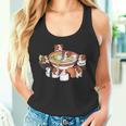 ラーメン寿司パピヨン犬 タンクトップ