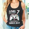レベル 7 アンロック ビデオゲーム 7歳の誕生日 7歳の男の子 タンクトップ