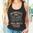ロイヤルエンフィールドwdReクラシックモーターサイクルww2 長袖tシャツ タンクトップ