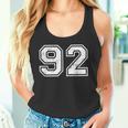 ヴィンテージ スポーツ 数字 92 九十二 タンクトップ