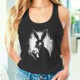 不気味なゴスウサギ、ホラーバニー、奇妙なコアウサギ タンクトップ