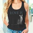 愛はアビシニアンキャット タンクトップ