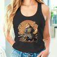 日本アート 柴犬 忍者 浮世絵 アニメ風 侍犬 タンクトップ