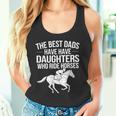 最高の父親には馬に乗る娘がいる 長袖tシャツ タンクトップ
