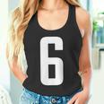 番号 6インチ ホワイト タンクトップ