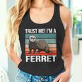私はフェレット ハロウィン ペットオーナー フェレット タンクトップ