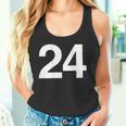 背番号24 番号付きシャツ番号 タンクトップ