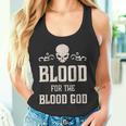 邪悪な頭蓋骨の血 血神 地獄の魔王 タンクトップ