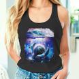 銀河 イルカ 宇宙 地球 海 タンクトップ