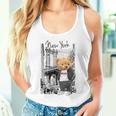 Cool New York City Teddy Bear Illustration Graphic s タンクトップ