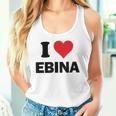 I Heart 海老名 日本ラブ日本土産 タンクトップ