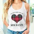 I'm Only Here For The In Kilts タータンチェック ハート タンクトップ