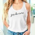 Joie Deivre フランス語の格言tシャツ タンクトップ
