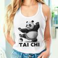 おもしろパンダ 動物 太極拳 格闘技 陰陽バランス タンクトップ
