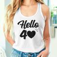 こんにちは40歳 40歳 40歳 誕生日 四十歳 母 タンクトップ