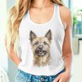 ケアンテリア 犬 グラフィック ペット アートワーク ケアンテリア タンクトップ